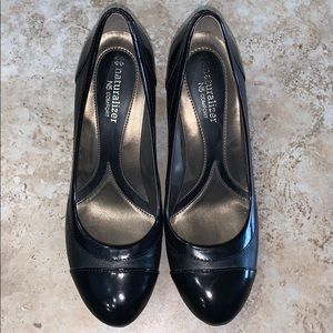 Naturalizer N5 Comfort Black Leather Pumps -Sz 7.5